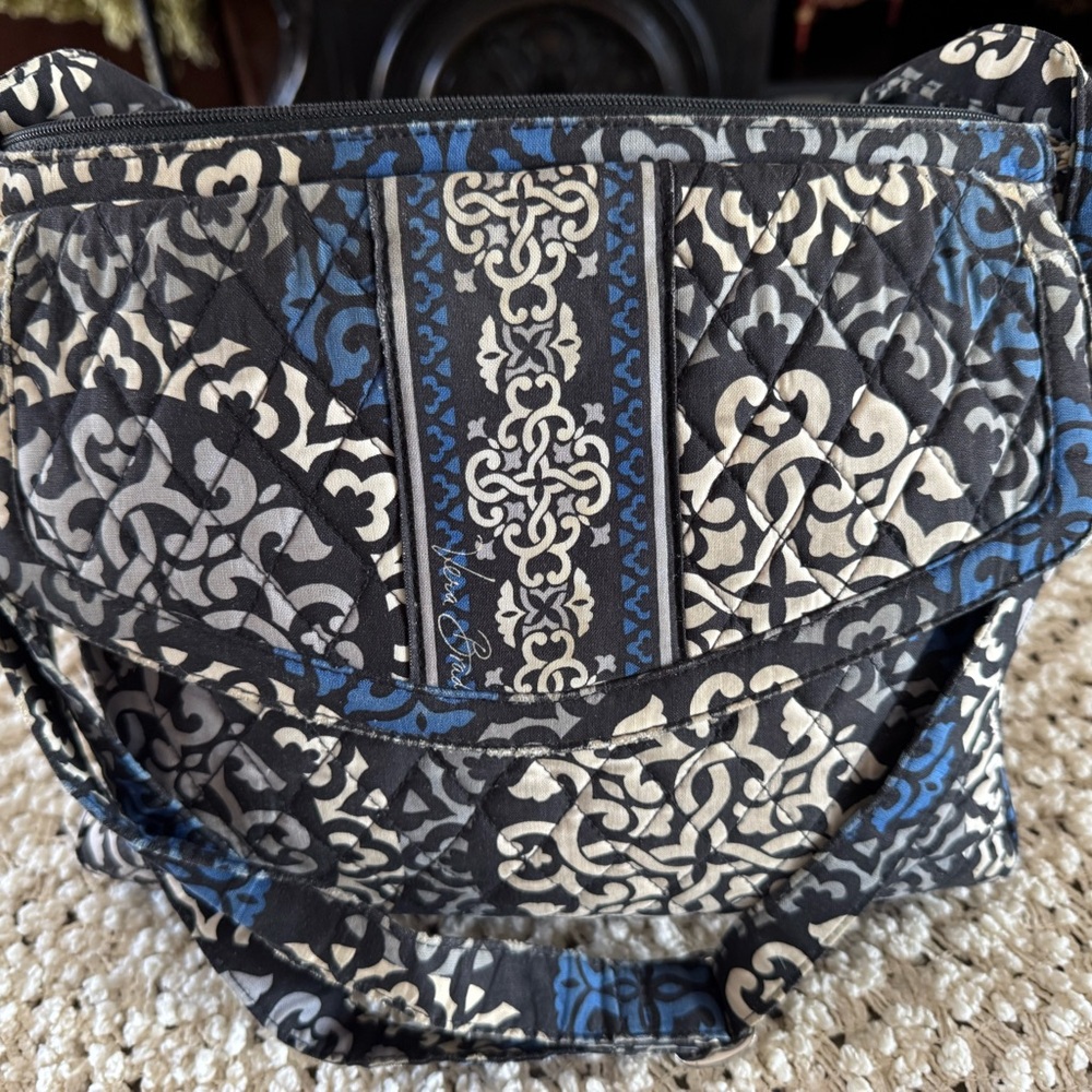 Vera Bradley Black and Blue Crossbody Bag